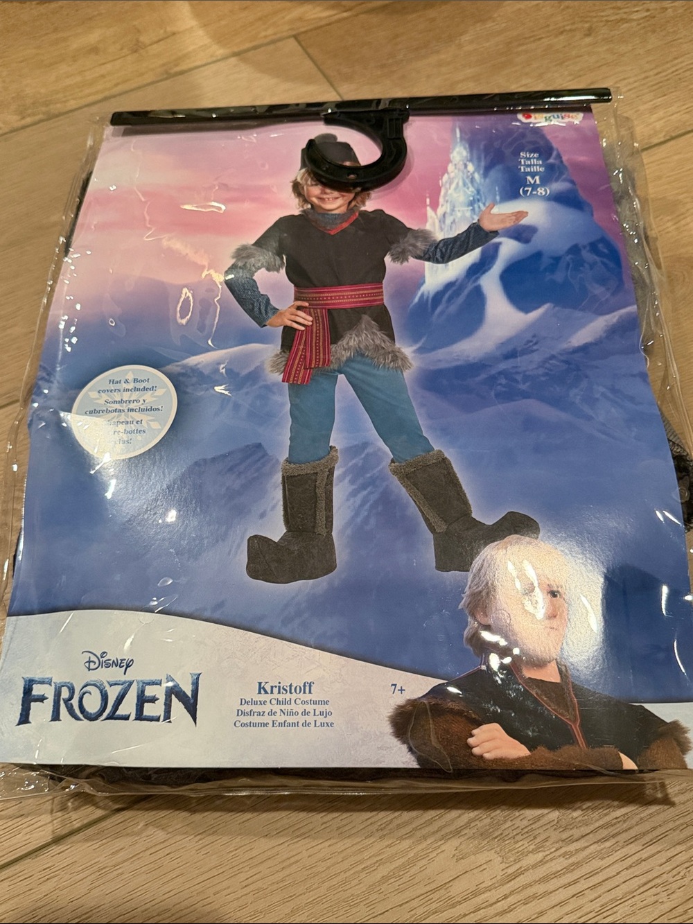 Disney Kristoff Kids Costume - Black, Blue, Brown, Red
